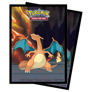 Ultra Pro - Standard Card Deck Sleeves - Pokemon Gallery Scorching Summit Featuring Charizard 65ct