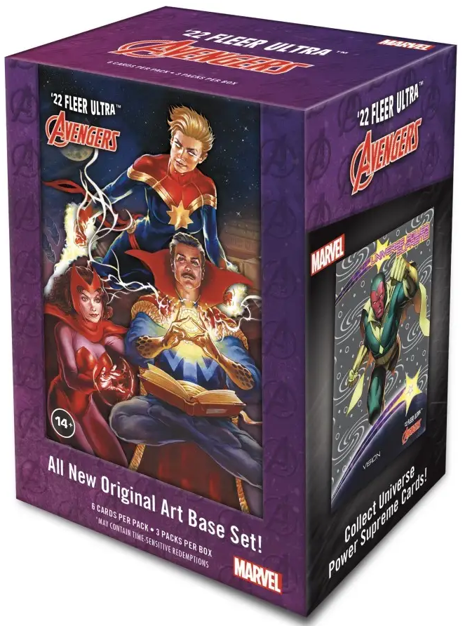 2022 Upper Deck Marvel Fleer Ultra Avengers Blaster Box