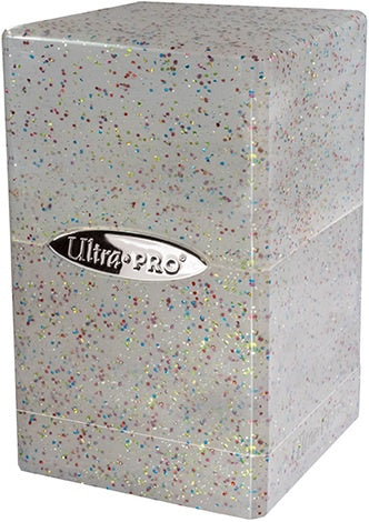 Ultra Pro Satin Tower Deck Box - Glitter Clear