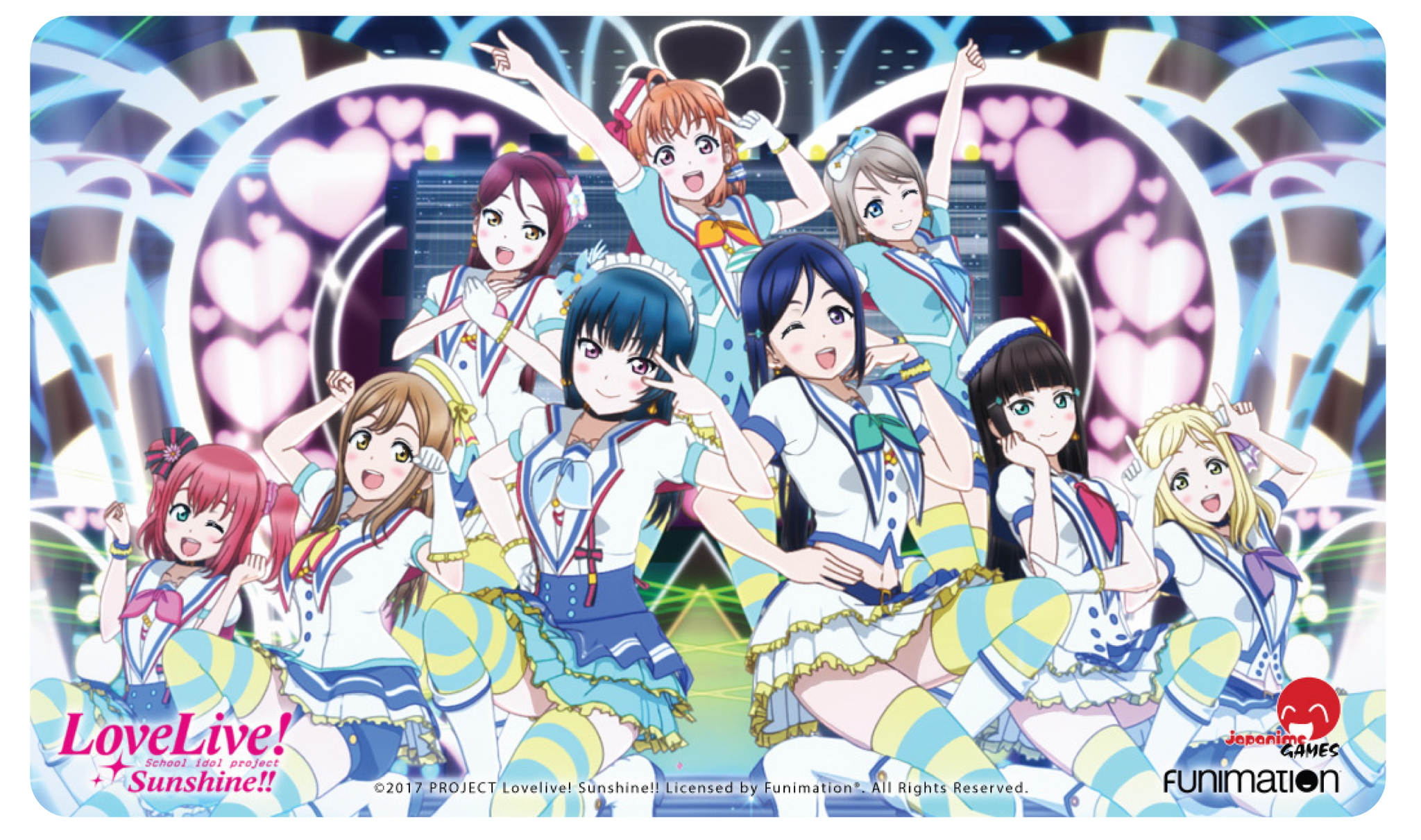 Love Live! School Idol Project Sunshine!! Playmat - Azora Jumping Heart