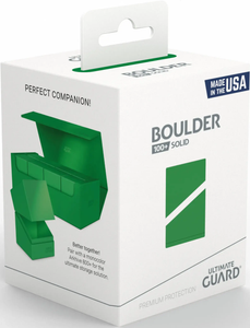 Ultimate Guard: Deck Case Boulder Solid 100+ - Green