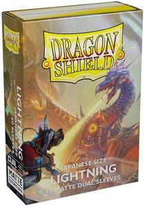Dragon Shield - Japanese Small Size Matte Dual Sleeves 60ct - Lightning