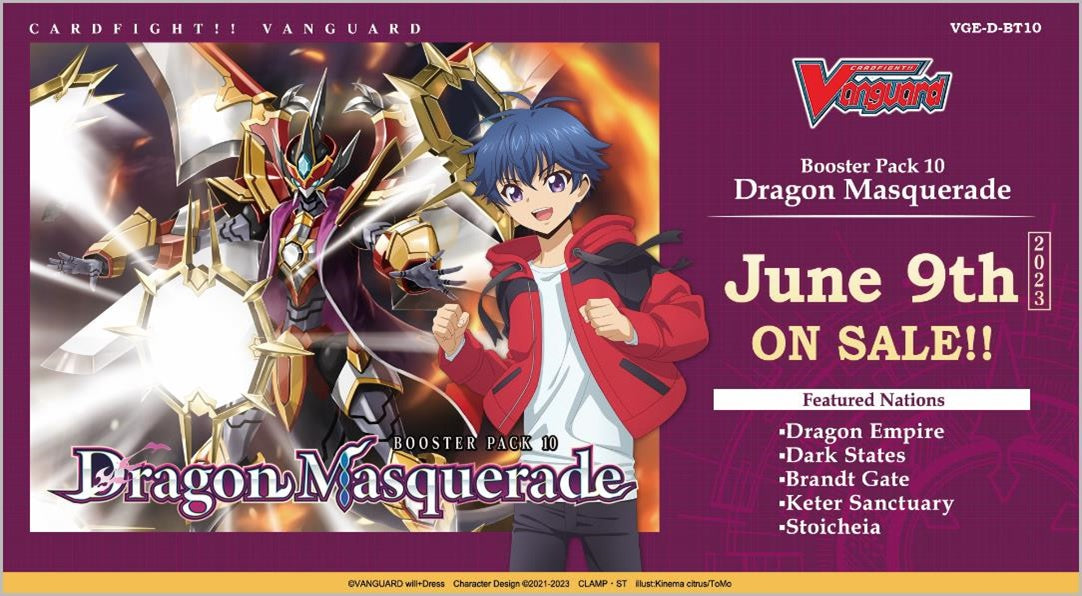 Cardfight!! Vanguard - Dragon Masquerade Booster Pack 10 Booster Box