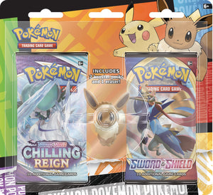 Pokemon - Back to School Blister (Includes 2 Booster Packs and 1 Eraser!) - Eevee