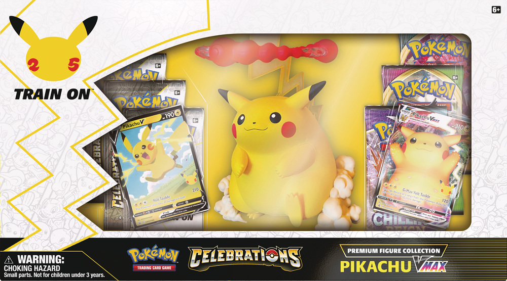 Pokemon: Celebrations - Premium Figure Collection - Pikachu VMAX (Box Damage)