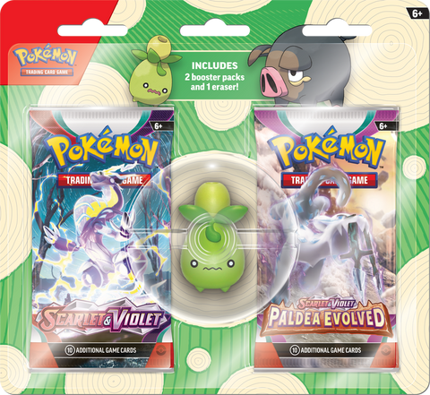 Pokemon - Back to School Blister (Includes 2 Booster Packs and 1 Eraser!) - Smoliv