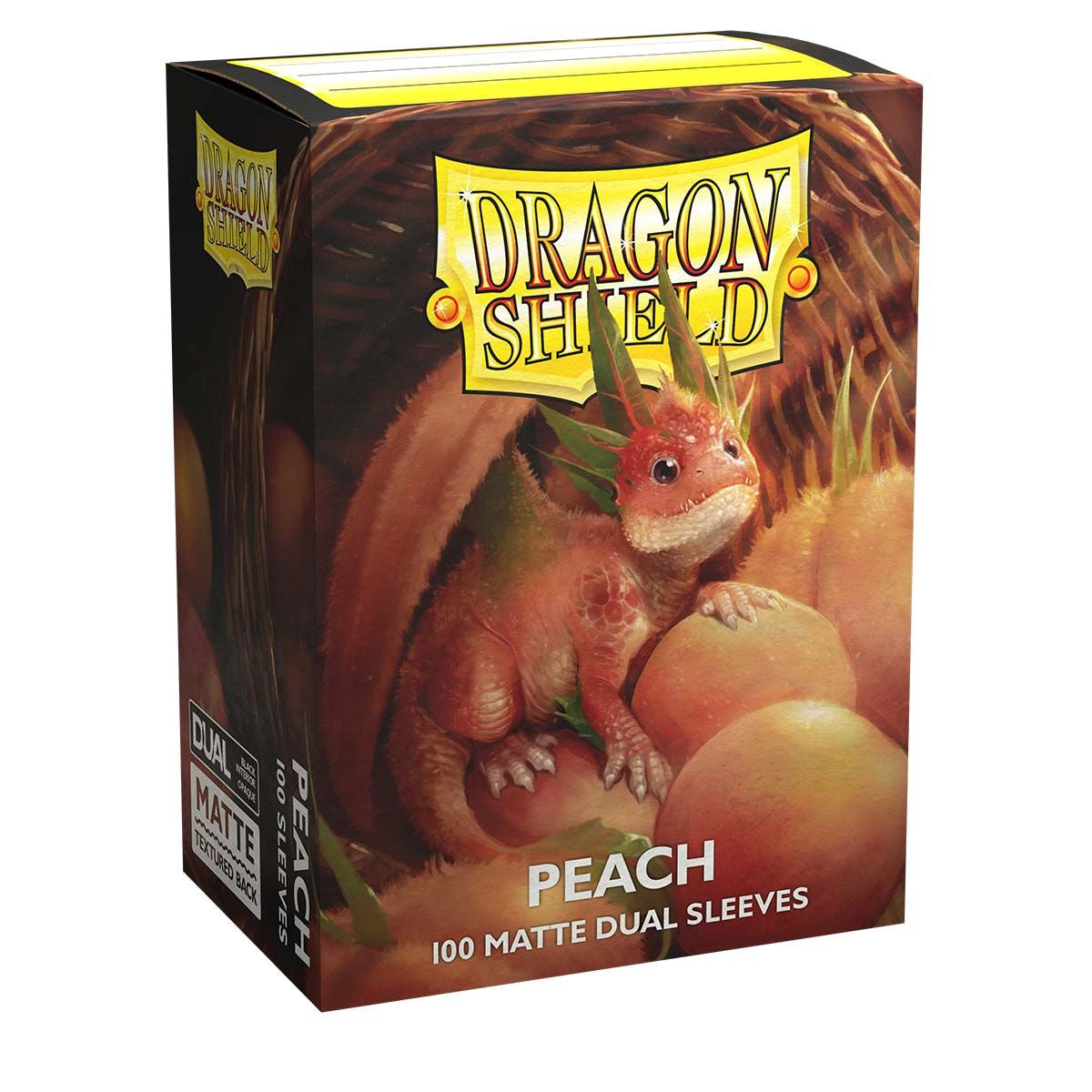 Dragon Shield - Standard Size Matte Dual Sleeves 100ct - Peach