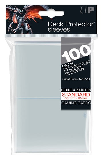 Ultra Pro Standard Deck Protector Sleeves - 100ct - Clear