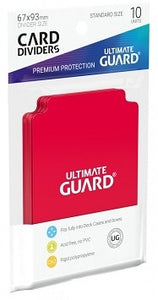 Ultimate Guard: Ultimate Guard: Card Dividers 10ct: Red