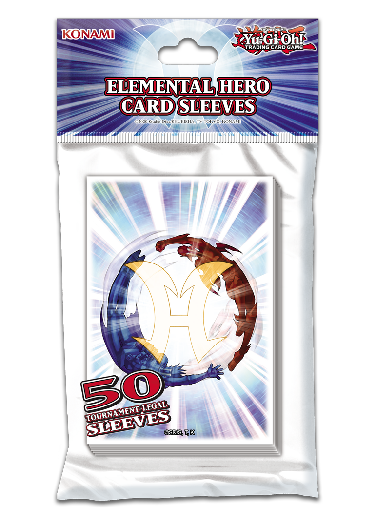 Yu-Gi-Oh! Elemental Hero Card Sleeves 50ct