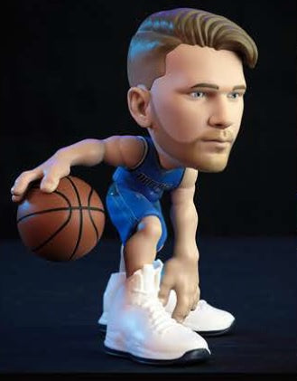 SMALL-STARS MINIS NBA 6" LUKA DONCIC 2020/21  (DALLAS MAVERICKS BLUE JERSEY