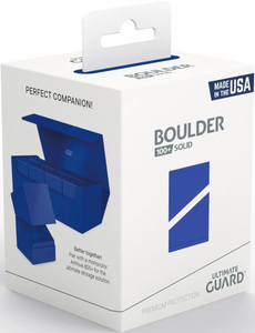 Ultimate Guard: Deck Case Boulder Solid 100+ - Blue
