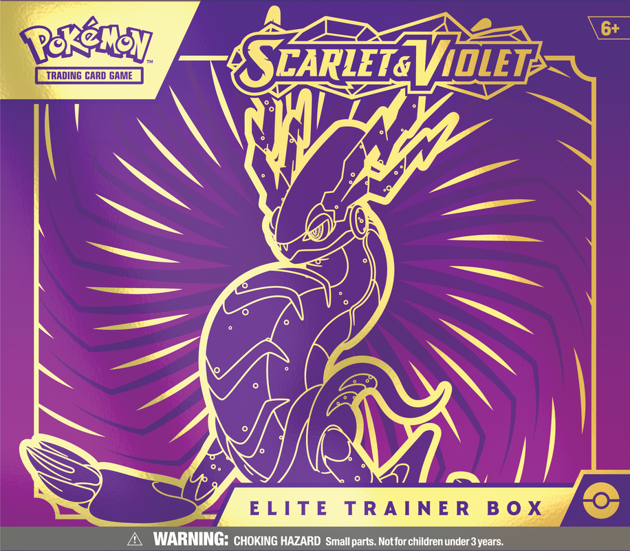 Pokémon Scarlet & Violet: Base Set Elite Trainer Box - Miraidon (Violet)