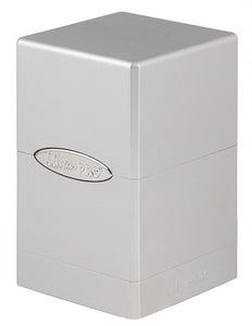 Ultra Pro Satin Tower Deck Box 100+ - Metallic Silver