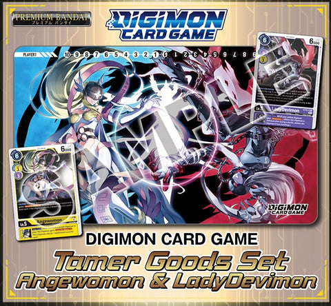 Digimon Card Game - Tamer Goods Set - Angewomon and Ladydevimon [PB-14]