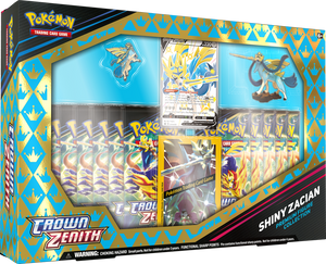 Pokemon Crown Zenith Premium Figure Collection - Shiny Zacian A & C Games Pokemon Crown Zenith Premium Figure Collection - Shiny Zacian A & C Games