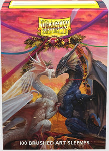 Dragon Shield - Brushed Art Sleeves - Valetine Dragons 2023 - 100ct