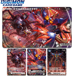 Digimon Card Game: Tamer Goods Set PB16 - Diaboromon A & C Games Digimon Card Game: Tamer Goods Set PB16 - Diaboromon A & C Games