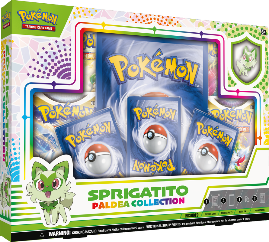 Pokemon: Sprigatito Paldea Collection Box