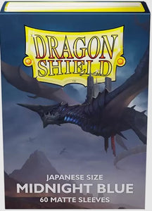 Dragon Shield - Japanese Small Size Matte Sleeves 60ct - Midnight Blue