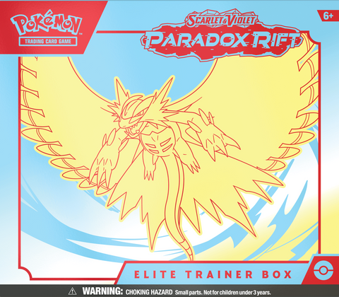 Pokemon Scarlet & Violet: Paradox Rift Elite Trainer Box - Roaring Moon