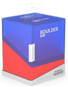 Ultimate Guard: Deck Case Boulder - Synergy 100+ Blue / Red