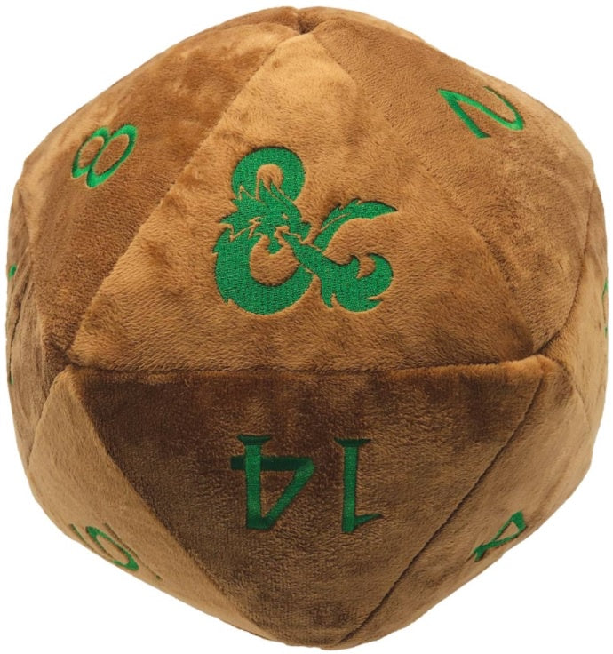 Ultra Pro - D20 10" Jumbo Dice Plush - Dungeons & Dragons Feywild Copper & Green