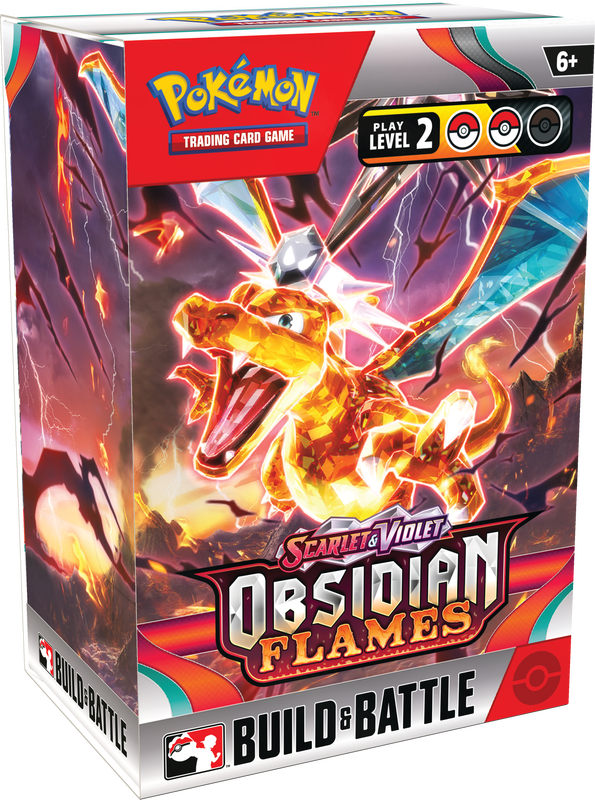 Pokemon Scarlet & Violet: Obsidian Flames - Build & Battle Kit Box