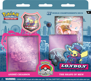 Pokemon 2022 World Championships Deck (Andre Chiasson, The Shape of Mew - Pink)