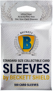 Beckett Shield -  Standard Size Collectible Card Sleeves 2-1/2" X 3-1/2"  -100ct