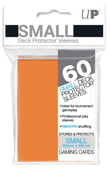 Ultra Pro Small Card Deck Protector Sleeves 60ct - Orange