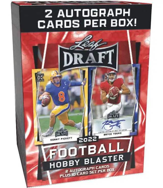 2022 Leaf Draft NFL Football Hobby Blaster Box