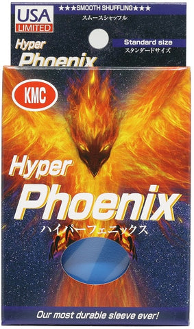 KMC - Standard Hyper Phoenix Mat Sleeves Blue