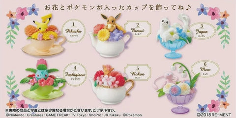 Pokemon Re-Ment Floral Cup Collection 1 (1 Random Blind Box)