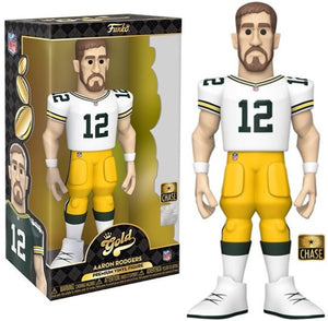 Funko Gold: NFL - Aaron Rodgers (Green Bay Packers White Jersey) 12" Premium Vinyl Figure CHASE