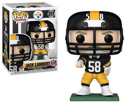 Funko POP! Football: Pittsburgh Steelers Black Jersey - Jack Lambert #217 Vinyl Figure