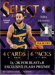 2022-23 Panini Select NBA Basketball Trading Cards Blaster Box