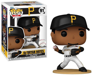 Funko POP! MLB: Pittsburgh Pirates White Jersey - Ke'Bryan Hayes #91 Vinyl Figure