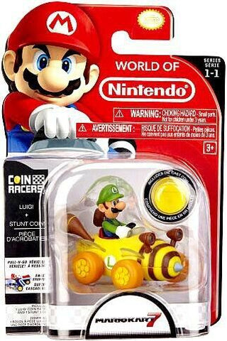 Mario Kart Pull-N-Go! - Luigi Coin Racers [Jakks Pacific]