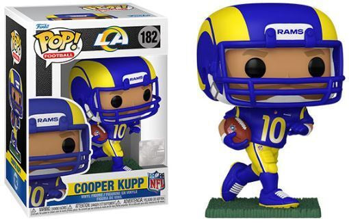 Funko POP! Football: Los Angeles Rams Blue Jersey - Cooper Kupp #182 Vinyl Figure