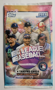 2023 Topps Big League MLB Baseball Trading Cards Pack (4 Cards Per Pack)