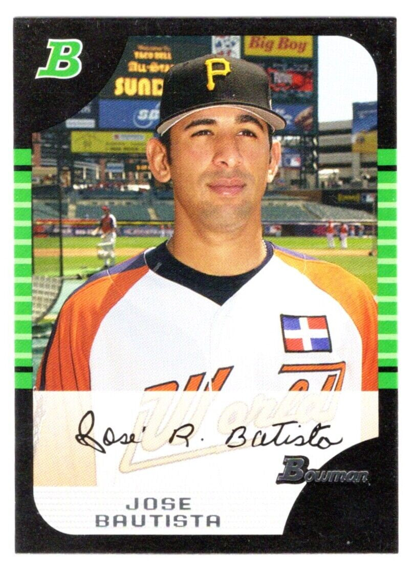 2005 Bowman Draft Picks & Prospects Jose Bautista #BDP145 RC (Rookie Card)