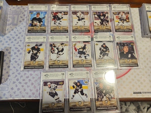 Sidney Crosby - GRADED NHL Hockey REPACK - 1x Sports Card Single (Graded 4, Various Grading Companies, Randomly Selected, Stock Photo)