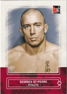 2011 ITG In The Game Canadiana Georges St-Pierre #31 Red Print Run of 180 UFC