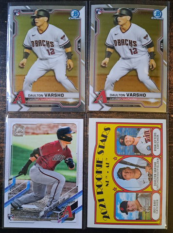 Daulton Varsho - MLB Baseball - 2021 RC Rookie Card Single (Randomly Selected, May Not Be Pictured)