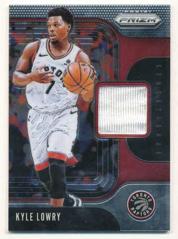 Kyle Lowry- In Toronto Raptors Jersey - Game-Used Worn Swatch Relic Jersey Memorabilia Card - Sports Card Single (Randomly Selected, May Not Be Pictured)