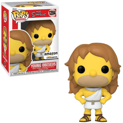 Funko POP! Television: The Simpsons - Young Obeseus #1204 Exclusive Vinyl Figure (Box Wear)