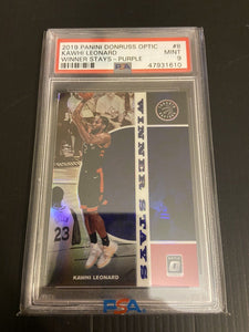 Kawhi Leonard (In Toronto Raptors Jersey) - GRADED NBA Basketball Card REPACK - 1x Sports Card Single (Graded 8.5, Various Grading Companies, Randomly Selected, Stock Photo - May Not Get Cards In Picture)