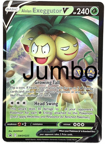 alolan exeggutor v pokemon card Alolan Exeggutor V - Black Star Promo Card - SWSH0225