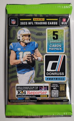 NFL Panini 2023 Donruss Football Trading Card Gravity Feed Retail Pack